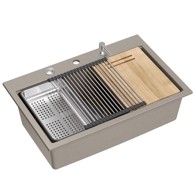 QUADRON Granitni sudoper Marc 110 Workstation, bež