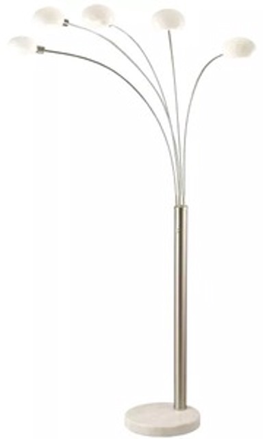 Podna svjetiljka od masivnog drva manga E27, bijela