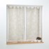 DOUCEUR D'INTÉRIEUR Svjetlo smeđe prozirne zavjese u setu 2 kom 60x120 cm Karla