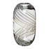 HÜBSCH Vaza siva staklena Lara, visina 28 cm