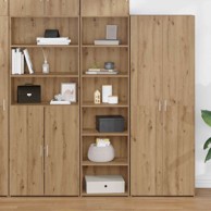 Visoki ormar za dnevni boravak s policama Umjetnički hrast 50 x 41 x 185 cm, konstruirano drvo