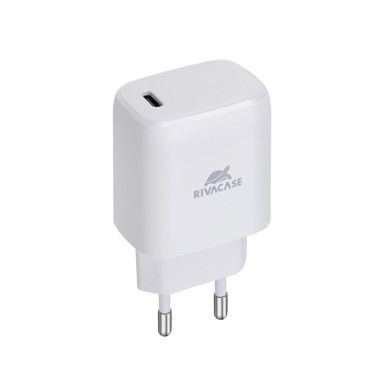 RIVAPOWER Punjač PS4191 W00, zidni, 20W PD 3.0, USB-C, bijeli