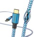HAMA Reflected USB-C kabel za punjenje i prijenos podataka, 1,5 m, plavi
