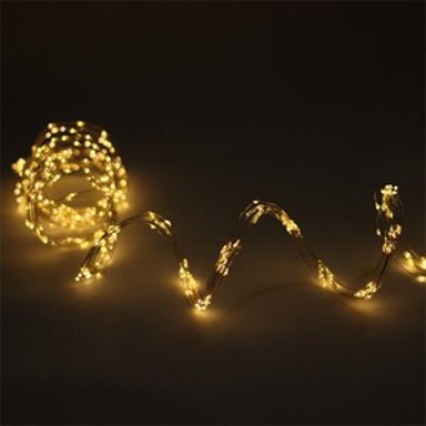 LED lampice, 10 grana, 600 LED, 3 m, topla bijela, IP44