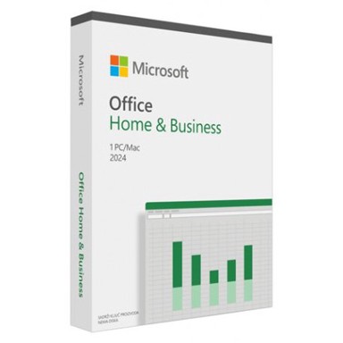 MICROSOFT Office Home & Business 2024 Medialess ENG, trajna licenca