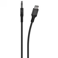SCOSCHE Audio kabel HookUp Premium 3.5 mm pleteni za USB-C uređaje 1 m sivi