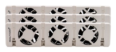 REALPOWER Ventilatorska grijalica HL-3, bijela