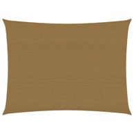 Jedro za zaštitu od sunca 160 g/m² smeđe-sivo 3 x 4,5 m HDPE