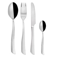 ORION Set pribora za jelo 24 kom Shape, od nehrđajućeg čelika, srebrna boja