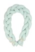 BABYMATEX Pletena zaštita za dječji krevetić, MUSLIN, 200 cm, mint