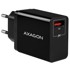 AXAGON Zidni punjač ACU-QC19, crni, 1x USB-A, 19W