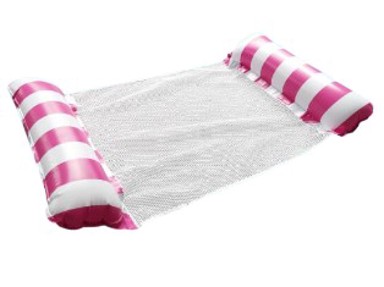 Napuhanac na plažu, madrac s mrežom, ležaljka za vodu, roza