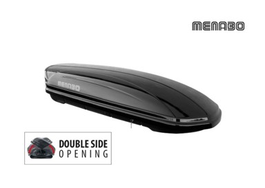 MENABO Krovna kutija Mania 460 Duo ABS Black