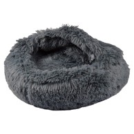 LOVE STORY Šator za mačke, Ø55 cm, tamno sivi