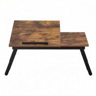 SONGMICS Stalak za laptop 55x35x23 cm, smeđi