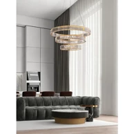 NOVA LUCE Visilica Aurelia LED 92 W, 3500 K, 7670 lm, dimm, IP20 NL9333069, zlatna