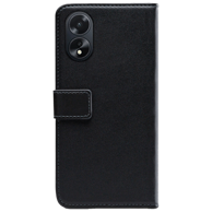 MOBILIZE PU kožna futrola tipa knjige za Oppo A18 / A38, crna