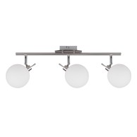 CANDELLUX LIGHTING Stropna lampa srebrne boje sa staklenim sjenilom 12x62 cm Ghost