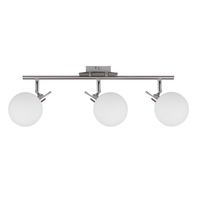 CANDELLUX LIGHTING Stropna lampa srebrne boje sa staklenim sjenilom 12x62 cm Ghost