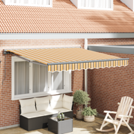 Skrovita tenda 300x250 cm, poliester i metal, morska plava