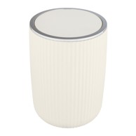WENKO Krem bijela kanta za otpatke Agropoli, visine 27 cm