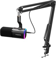 MAONO Dinamički USB/XLR mikrofon s rukom za streaming, Mute, Gain