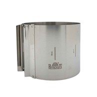 BIRKMANN Obruč za tortu Easy Baking, visina 15 cm, podesiv Ø 18–30 cm
