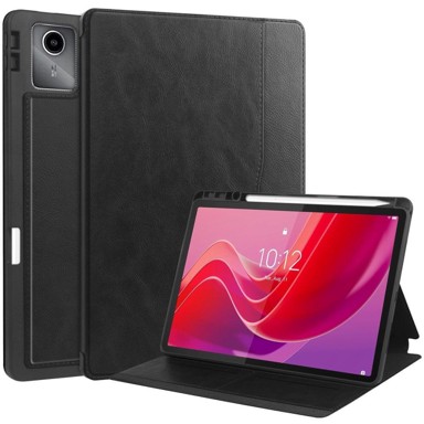 GS futrola za Lenovo Tab M11, utor za posjetnice i olovku, crna
