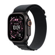 APPLE Watch Ultra 3 GPS + Cellular 49 mm crno titanijsko kućište s crnom narukvicom Black Alpine Loop Small