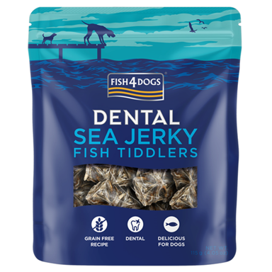 FISH4DOGS Poslastica za pse Dental Sea Jerky Tiddlers 115 g