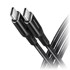 AXAGON Kabel BUCM-CM30AB, USB-C na USB-C 2.0, 3 m, PD 60 W, crni