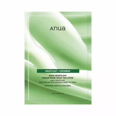 ANUA Umirujuća maska za lice Heartleaf Cream Mask Night Solution 25 ml