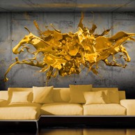 Foto tapeta Yellow Splash 250x175