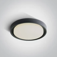 Plafonjera DM67384/AN/W, LED 30 W, 3000 K, 2500 lm, 100-230 V, IP54, crna