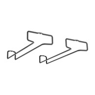 METALTEX Zidni držači za vinske čaše od nehrđajućeg čelika u setu od 2 kom Lava 