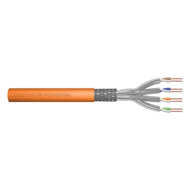 DIGITUS Mrežni kabel Cat.7, S/FTP, 100 m, narančasti