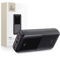 TECH-PROTECT Powerbank PB02, 20. 000 mAh, 2x USB/USB-C/Micro USB 22,5W, crni