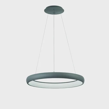 NOVA LUCE Visilica Albi LED 52 W, 3000 K, 2685 lm, dimm, IP20 NL8105621, siva