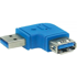 INLINE USB 3.0 A adapter, plavi