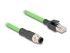 DELOCK M12 kabel d-coded 4 pin muški na RJ45 muški PUR (tpu) 5 m