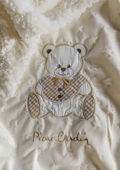 PIERRE CARDIN Deka TEDDY, 80x110 cm, bež