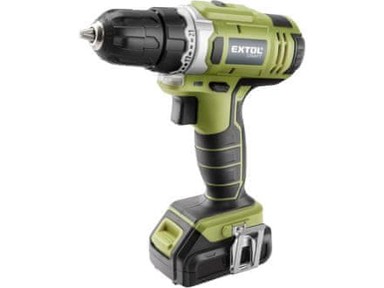 EXTOL CRAFT Akumulatorska bušilica/odvijač 402400, crna