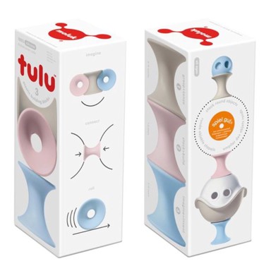 MOLUK Tulu, pastel Beige, Rose, Ice Blue, 3 kom
