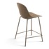 KAVE HOME Bež metalna/plastična vrtna barska stolica Quinby