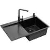 CONCEPT Sudoper inox s ocjednikom NANO coat TITANIA right DNN1045DSR