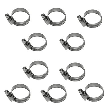 Set pužnih stezaljki W2 Ø20-32 mm, širine 12 mm nehrđajući čelik, 10 kom.