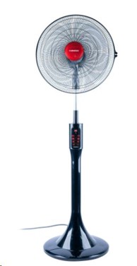 TORNADO Samostojeći ventilator 16'', crno-crveni