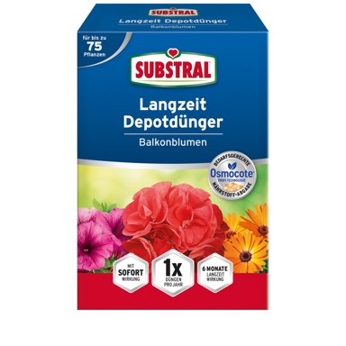 SUBSTRAL Kruto gnojivo dugotrajno za balkonske biljke Osmocote 750 g