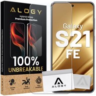 Nelomljivo staklo za Samsung Galaxy S21 FE za hibridni ekran flexi glass 9H futrola prilagođena ravnom ekranu