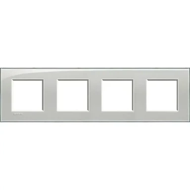 BTICINO Living light pokrovni okvir 2+2+2+2m ledeno siva lna4802m4kg